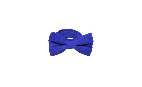 Croatia Bow Tie, Purple Sueded Watersnake