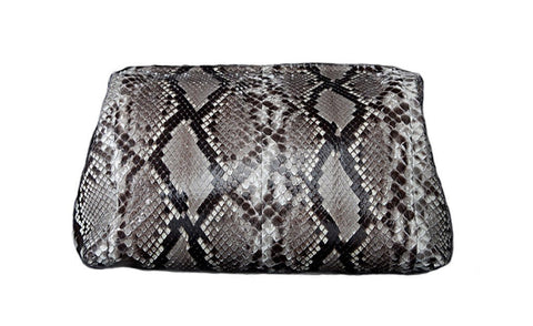 Large Greenland Clutch, Natural Snakeskin