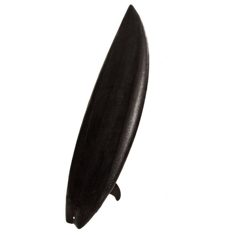 Jeffrey's Bay Surfboard, Matte Black Snakeskin