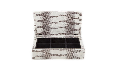 Manchester Cufflink Or Jewelry Box, Tiger Snake
