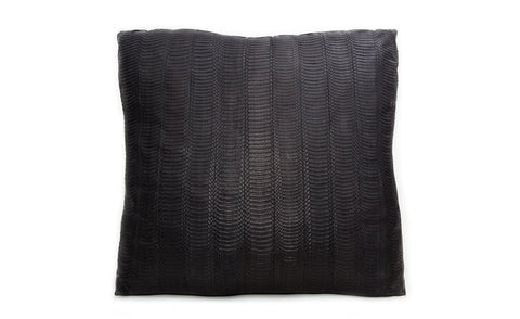 Isle of White Pillow, Matte Black Whipsnake
