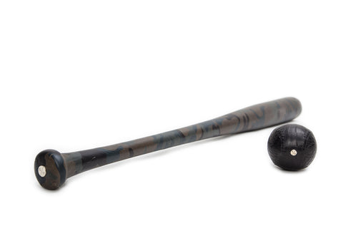 Louisville Baseball Bat, Army Green Camo Italian Leather
