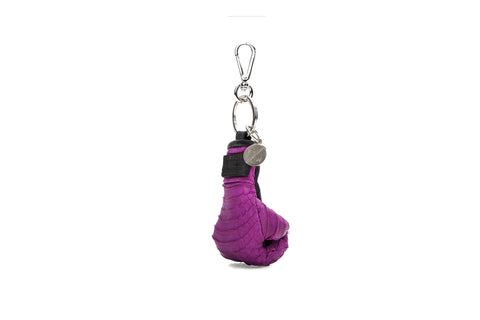 Manila Mini Keychain, Fuchsia Whipsnake