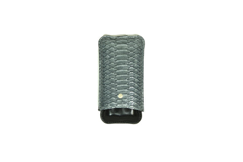 Bahia Cigar Case, Smog Glazed Snakeskin