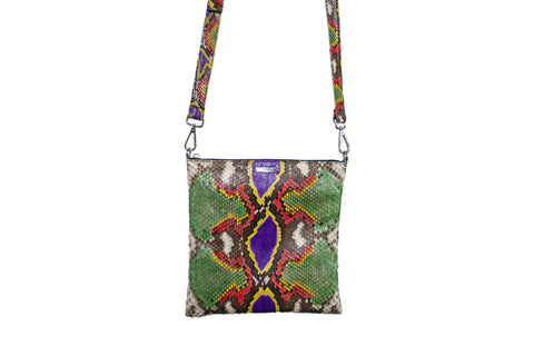 Tokyo Cross-Body, Fairy Dust Snake Skin