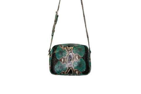 Venice Cross-Body, Gemstone Snakeskin