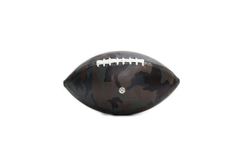America Football, Army Green Camo Italian Leather