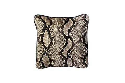 Quebec Travel Valet Large, Natural Snakeskin Elaphe print
