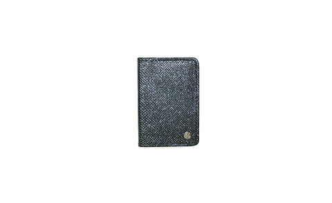 Panama Card Holder, Silver Sparkle Karung