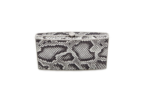 Maldives Clutch, Python Print Elaphe
