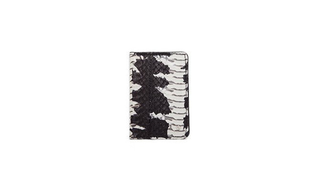 Panama Card Holder, Matte Black and White Starburst  display picture 1
